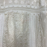 Zara Cream Sheer Crochet Dress- Size L (see notes)