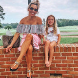 Fantastic Fawn Off the Shoulder Pom Pom Dress- Size S