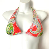 Beach Joy Paisley Print Bikini Top- Size M (TOP ONLY)