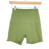 It's Now Cool Green Fitted Shorts- Size S (We Have Matching Top!)