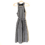 Gibson Gingham Halter Belted Midi Dress NWT- Size XXS