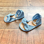 Old Navy Denim Bow Ankle Strap Sandals- Size 6-12M