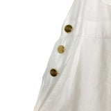 Stoney Clover White Linen Overalls NWT- Size XS