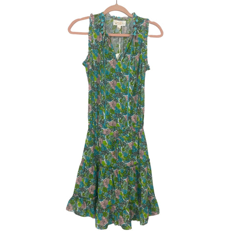 Julie Brown New York Floral Drawstring Waist Dress NWT- Size S (sold out online)