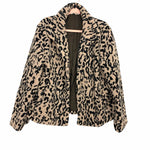 Amaryllis Animal Print Sherpa Jacket- Size XL