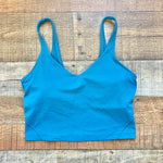 Lululemon Blue Padded Sports Bra- Size 8