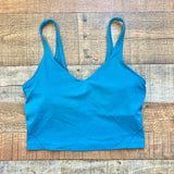 Lululemon Blue Padded Sports Bra- Size 8