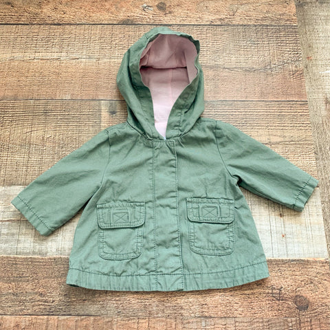 Old Navy Green Jacket- Size 0-3M