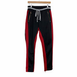 Lifted Anchors Black Side Stripe Track Pants- Size M (see notes, Inseam 31”)