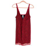 Cacique Red Lace Intimate Dress NWT- Size 14/16