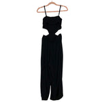 Aerie Black Side and Back Cutout B-Neck Jumpsuit- Size M