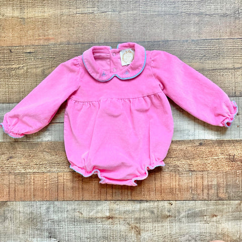 Beaufort Bonnet Company Pink Corduroy Romper- Size 2T