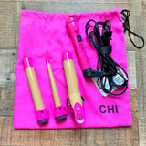 Chi Triple Curl Pink Interchangeable 3-in-1 Curling Iron (LIKE NEW, sold out online)