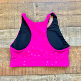 TEREZ Hot Pink Star Print Sports Bra- Size M (see notes, we have matching leggings)