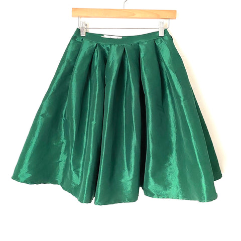 Chicwish Green Pleated Skirt- Size M (see notes)