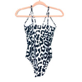 No Brand Black/White Animal Print One Piece Swimsuit NWOT- Size S