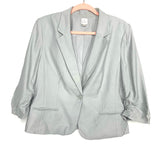 Lauren Conrad Grey Cinched Sleeve Fitted Blazer- Size 16 (Juniors XL)