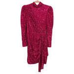 Saylor Fuchsia Sequins with Hanging Sash Dress- Size S (see notes, sold out online)