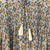 Entro Bird Print Dress- Size M