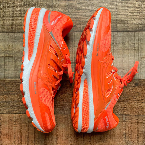 Saucony ISO Series Run Pop Collection Neon Orange Sneakers- Size 7.5 (GREAT CONDITION)