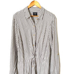 Abercrombie & Fitch Striped Button Up Soft Lined Dress- Size XL