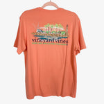 Vineyard Vines Peach Lighthouse Tee- Size S