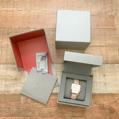 MICHELE Pink Silicone Band Watch (NEW)