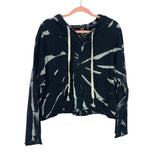 No Brand Blue Tie-Dye Hooded Sweatshirt- Size ~S (see notes)