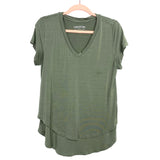 Latched Mama Olive Maternity/Nursing Tee- Size M (see notes)