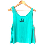 Bennett James Teal Peace Sign Tank- Size ~M