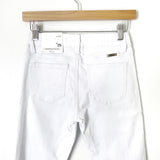Kancan White Distressed Skinny Jeans NWT- Size 25 (Inseam 26 1/2”)