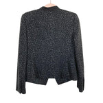 Ann Taylor Loft Black/Gray Animal Print Blazer- Size 8P