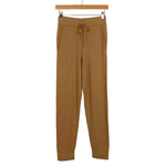 Italic Brown Cashmere Drawstring Joggers NWT- Size S (Inseam 27.5")