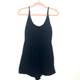 Wild Fable Black Eyelet Lined Romper- Size XS