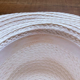 No Brand White Straw with Shell Band Adjustable Hat (see notes)