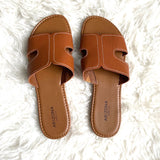 Arizona Brown Slide On Sandal- Size 11