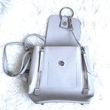 No Brand Grey Small Buckle Backpack