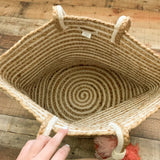 Shiraleah Jute/Cotton Large Tote with Tassels
