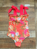 Sporlike Fruit Print Padded Tie Strap One Piece NWT- Size M (sold out online)