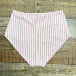 Show Me Your Mumu x Barbie Pink/White Striped Bikini Bottoms- Size M (see notes, we have matching top)