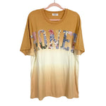 Zenana Honey Ombre T-Shirt Dress- Size S