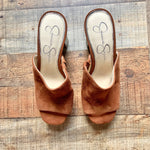 Jessica Simpson Brown Suede Platform Heels- Size 7 (see notes)