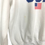 Gildan White USA Sweatshirt- Size L (see notes)