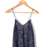 Anthropologie Moulinette Soeurs Navy Lace Maxi Dress- Size 0