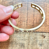 APM Monaco CZ Cool Squad Open Cuff Bracelet (see notes)