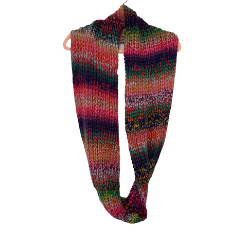 No Brand Colorful Knit Infinity Scarf