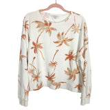 Z Supply Palm Print Terry Sweatshirt- Size M (sold out online, we have matching shorts)