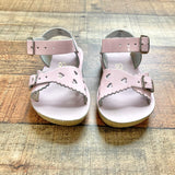 Sun-San Shiny Pink Sweetheart Sandals- Size 5