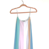 Favlux Pastel Striped Maxi Dress- Size S