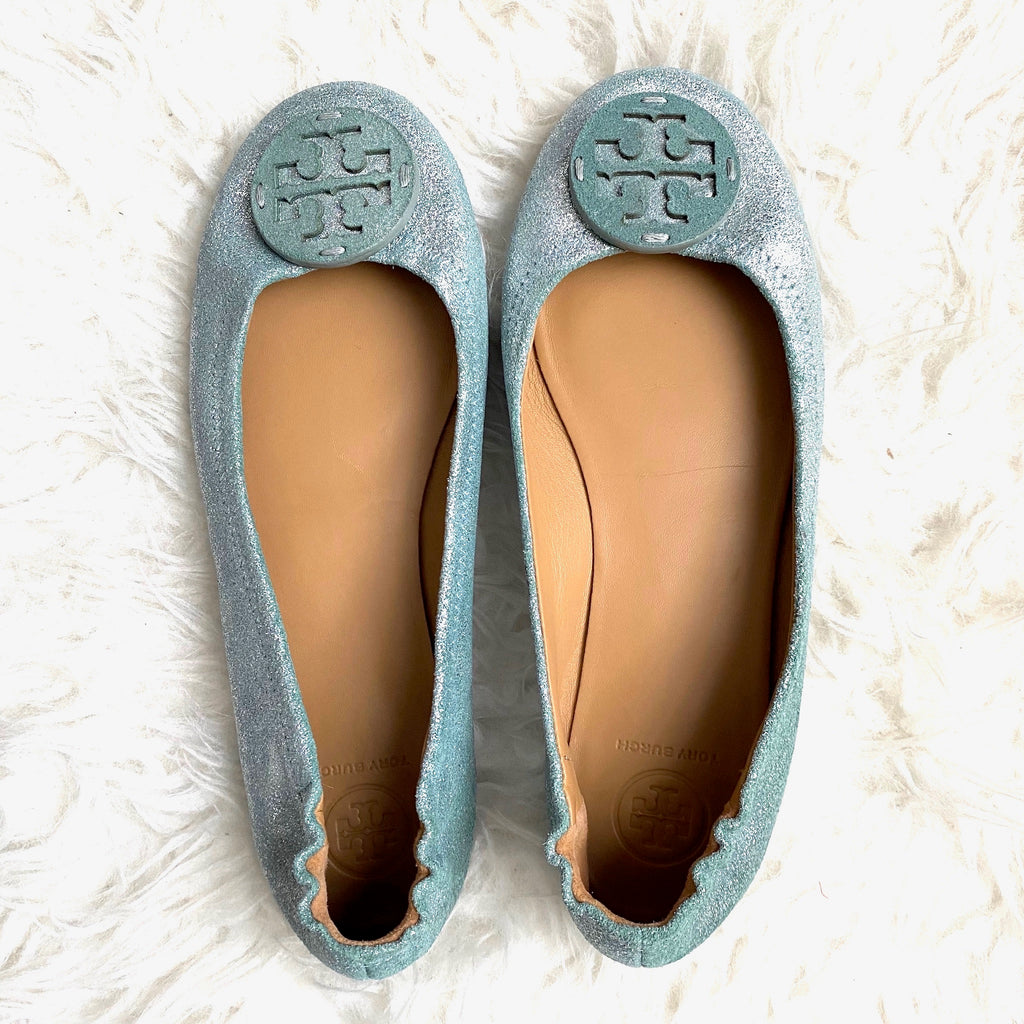 Tory burch outlet glitter flats